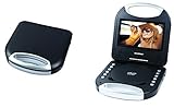 Sylvania SDVD7049 7-Inch Portable DVD Player with Handle, Black