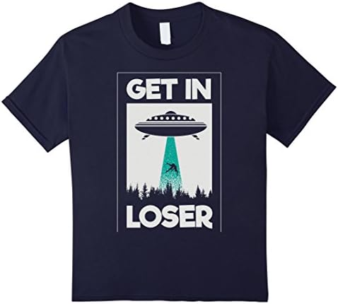 Kids Alien T-Shirt For Extraterrestrial Life Enthusiasts 10 Navy