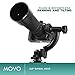 Movo GH400 Carbon Fiber Hybrid Gimbal Tripod Head with Arca-Swiss Quick-Release Plate (For Ball Heads)