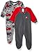 Gerber Baby Boys 2-Pack Blanket Sleeper, Gray/Red Fire Truck, 12 Months