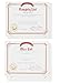 Nice and Naughty List Certificates - 48-Pack Christmas Certificate Paper from Santa Claus, Xmas Party Favors, Gold Foil Print Design, 36 Nice List 12 Naughty List, 180 GSM, 11 x 8.5 Inches