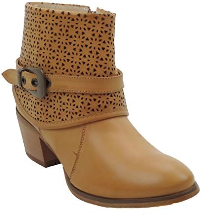 Blue Womens Suede OR Synthetic Low Heel Mid Calf Fashion Dress Boots 2017 -JUNTER-3-B Camel B1-8