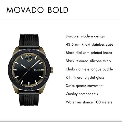 Movado-Mens-BOLD-Sport-Khaki-PVD-Watch-with-a-Printed-Index-Dial-BlackBlack-Model-3600452