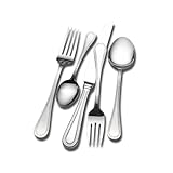 Wallace Home Continental Bead 18/0 Stainless Steel Flatware, 78-Piece Set, Service for 12