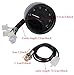 Sdootauto Motorcycle Speedometer Tachometer MPH/KMH, LCD Digital Odometer Universal 12V Speed Gauge for Motorcycle Motorbike Scooter with Multifunctional Indicator