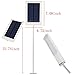 FAMI Solar Lights Outdoor,Wireless Solar Gutter Lights,Waterproof Security Lights with Dark Sensor Auto On/Off for Outdoor Wall,Back Yard,Fence,Front Door,Driveway,Garage(300LM 1 Pack)