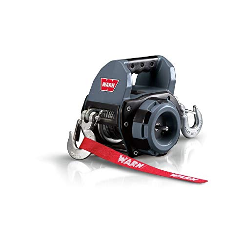 WARN 101575 Handheld Portable Drill Winch with 40 Foot Synthetic Rope