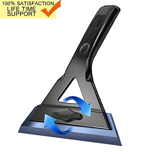 Ice Scraper for Car - Max Full Contact Windshield Scraper |5.5" Widest Shape Adjust Blade| Snow Scraper Shovel for Car No Scratches Quick Removal,Time &Labor Saving - Thumbnail 6