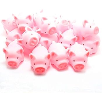 mini rubber pigs