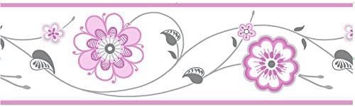 Fine Decor Fdb07517S Cassidy Peel And Stick Border Wall Decal