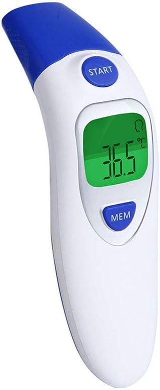 DQW Ear Forehead Thermometers Digital Fever Alarm Infrared Medical Professional Accurate Precision Temperature Warning