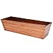 Achla Designs C-21C Plated Flower Box, Window Flowerbox Planter, Large, Copper