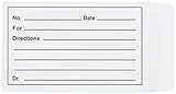 Grafco 9600SS Self-Seal Closure for Printed Pill Envelope, 1000 Envelopes (Pack of 1000)