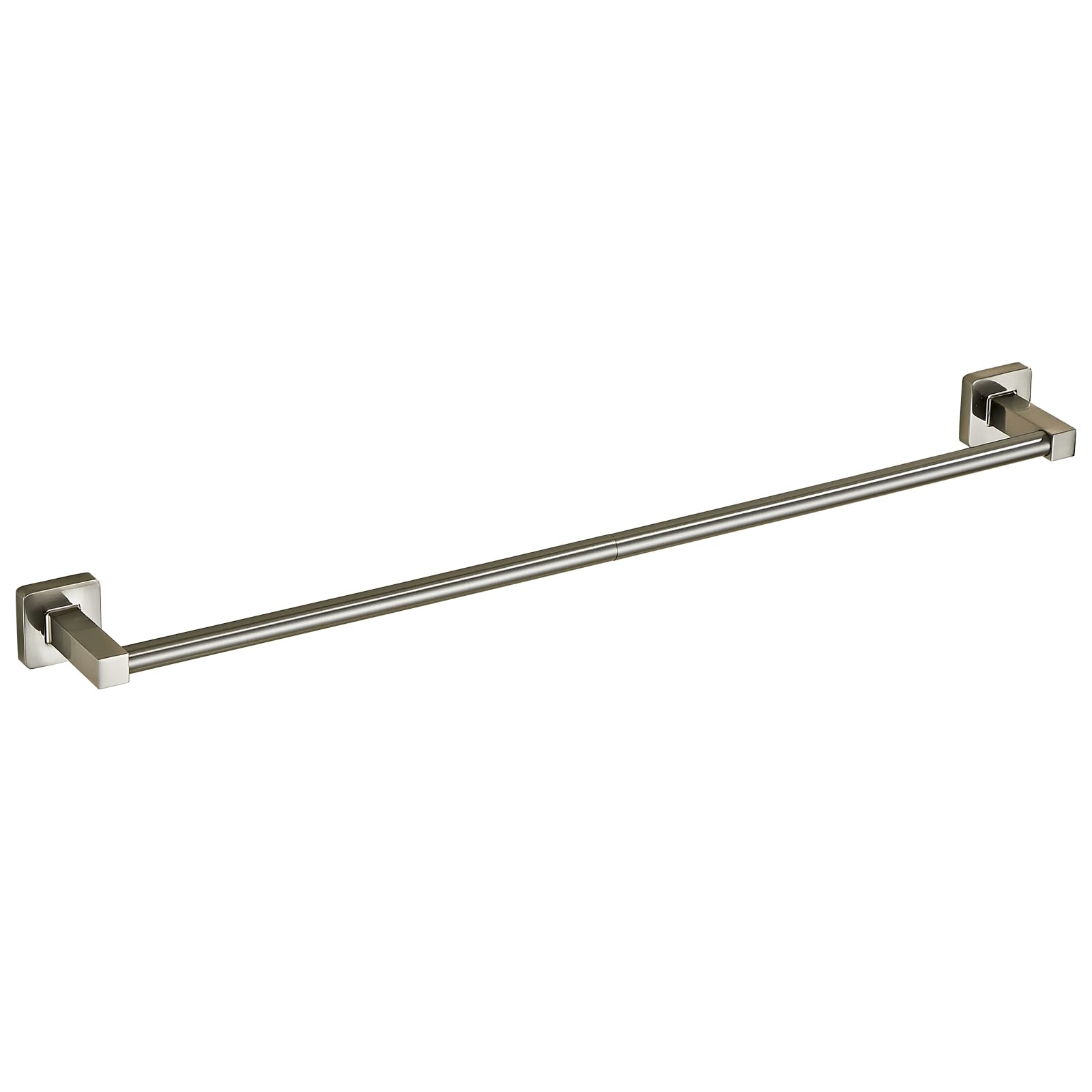 Photo 1 of Bathroom Wall Mounted Towel Rack,24 Inch Brushed Nickel Towel Bar with Stainless Rack and Hand Towel Holder, Shower and Bath Towel Racks for Bathroom Wall(Total Length 26-Inch)