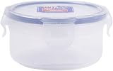 LocknLock HPL932 Round Storage Container 300 ml Clear Blue view 4