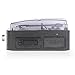 eXuby EXBTB2-3N Cassette & Record Player with 3 Pack Diamond Tip Needle - Relive Unforgettable Memories - Easily Record Music from Vinyl/Cassette to MP3 via USB/SD Card - Plug & Play with Built in Speakers