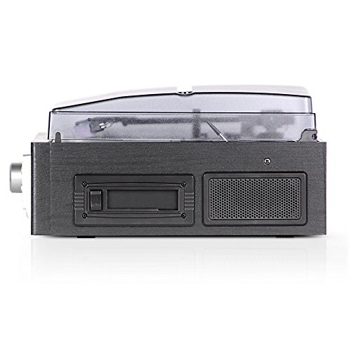 Cassette-Record-Player-with-3-Pack-Diamond-Tip-Needle--Relive-Unforgettable-Memories--Easily-Record-Music-from-VinylCassette-to-MP3-via-USBSD-Card--Plug-Play-with-Built-in-Speakers