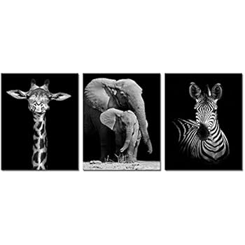 Amazon Com Visual Art Decor Modern Black And White Canvas Wall