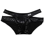 Candyman-CA99040-Modern Look Brief with Cut Out Sides-Black, Green or Purple