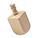 Unfinished 2.5 Inch Wooden Dreidel - 12 Pack | CraftPartsDirect | for DIY Projects and Hanukkah Celebrations