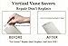 Amazing Drapery Hardware 25 Pack Vertical Blind Vane Saver ~ Ivory Curved Repair Clips ~ Fixes Broken Holes