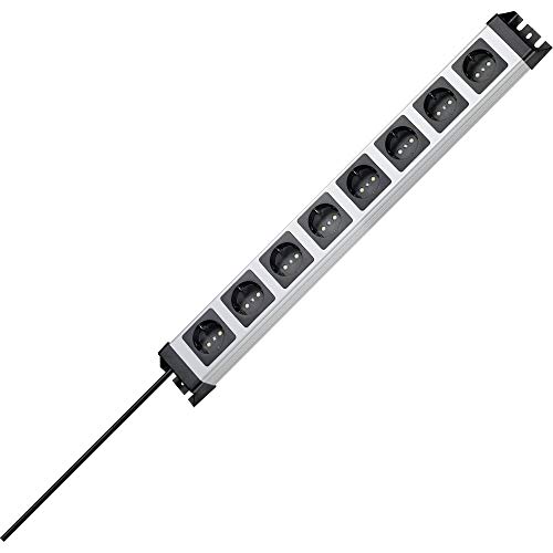 Kopp 226920014 Powerversal Steckdosenleiste, 8-fach, IP 20