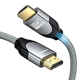 LamToon 8K HDMI 2.1 Cable 48Gbps 10ft, Ultra High