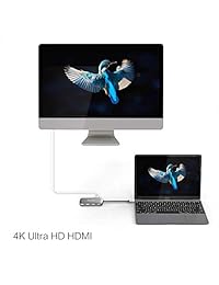 HooToo USB C Hub, 6 en 1 USB C adaptador con Ethernet, HDMI, 100 W de suministro de energía, 3 puertos USB C adaptador de red para MacBook Pro y tipo C Windows portátiles   gris, Gris