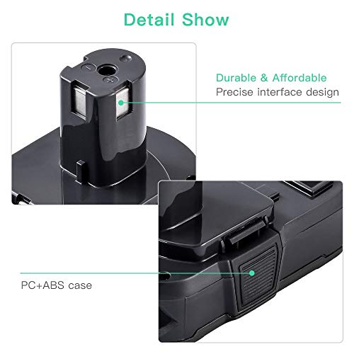 P102 18 Volt 2.5Ah with LED Indicator Replacement for Ryobi 18V Battery lithium ONE Plus P100 P103 P104 P105 P107 P108 P122