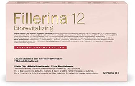 New LABO FILLERINA 12 BIOREVITALIZING RESTRUCTURING - FILLER Treatment Filler Effect Biorevitalizing Restructuring Face Grade 5 Organic 2x30ml
