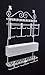 Longstem Organizers Over-Door or Wall Hanging Jewelry Organizer Storage Rack #5100 in White, Patented Product