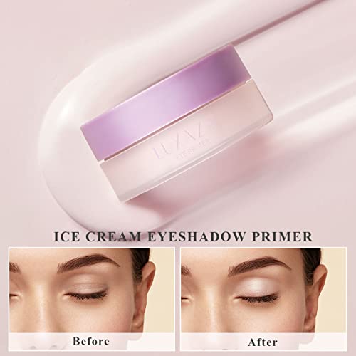 LUXAZA Eyeshadow Primer,Eye primer＆Eyeliner Primer,Cream Matte Eye