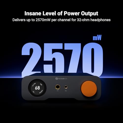 Fosi Audio ZH3 DAC Headphone Amp, Fully Balanced Preamp with AKM4493SEQ XMOS XU316 PCM 768kHz for Amplifiers, USB/Optical/COAX/RCA/12V Trigger Input, XLR/RCA/4.4mm/6.35mm Output with Remote