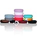 HOOPLE 12 Pack Silicone Wedding Rings for Women, Premium Grade Rubber Bands Wedding Band, Sports Gym Yoga Rubber Ring Comfortable Fit, Best Value Ring Pack Size 5-7 (Size 8)