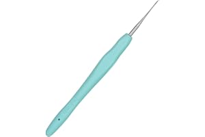 Small Size Crochet Hook Lace Crochet Needle QLRFFLJOY 0.5mm Crochet Hook Embroidery Thread Knitting Weaving Tool DIY Lace Yarn Crochet Needles (0.5 mm)