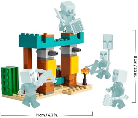 Minecraft Die Illager-Wüstenpatrouille - Gaming Spielzeug mit Figuren, darunter EIN Plünderer, EIN Vindikator und EIN Kaktusritter - Gamer Geschenk für Jungen und Mädchen ab 7 Jahren - 21267