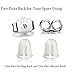 Cat Eye Jewels Solid S925 Sterling Silver 8-10mm Button Ball Dangle Drop Double Pearl Stud Earrings for Women Girls