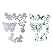 Metal Cutting Dies Stencil Template Mould for DIY Scrapbook Album Paper Card (3 pcs Butterfly Dies)