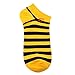 EZclassy-Man's 10 Pack No Show Colorful Athletic Ankle Socks (10 Pack, P7024)
