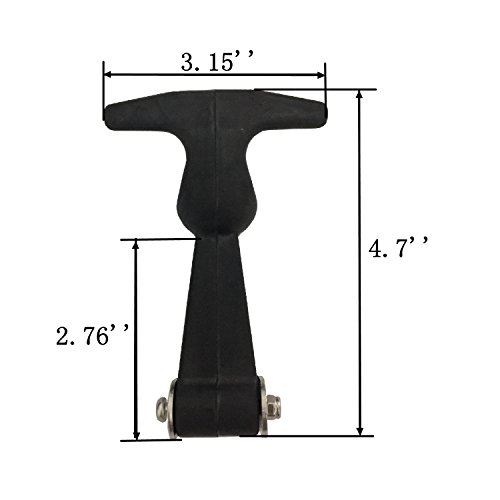 Creatyi 4 Packs Rubber Flexible Hasp THandle Draw Latches (Style 1