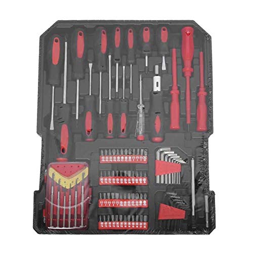Aiglen 969Pcs / Set Werkzeugkoffer Toolbox Werkzeug-Reparatur-Kit Mit Teleskopstiel Trolley Multi-Funktions-Toolbox – Bild 5
