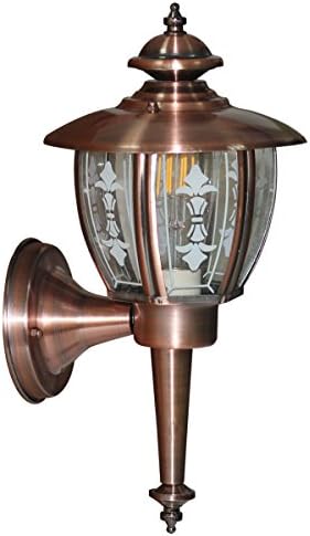 Outdoor Wall Light,Wall Light Outdoor up Lantern,Light Fittings for Lamps Vintage,Balcony Staircase Exterior Wall Light up Wall Lantern E27 Fitting Lamp Shades Outdoor Indoor Home Lighting