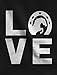 Tstars Horseshoe Print Love Hoodie for Women Teen Girls Equestrian Horseback Riding Horse Sweatshirt Hoodies Medium Black