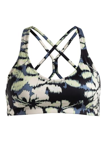 Roxy Heart Into IT Bra PT, Wild Wind Hibiscus Mirage, XL Women's