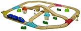 Plan Toys City Road and Rail Railway Set