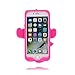 Artbling Case for iPhone 7 8,Silicone 3D Cartoon Animal Cover,Kids Girls Cool Lovely Cute Cases,Kawaii Soft Gel Rubber Unique Character Protector+Finger Ring for iPhone7 iPhone8 (Rainbow Bear)