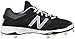 New Balance Men's L4040V3 Cleat Baseball Shoe, Black/Black, 11.5 D US