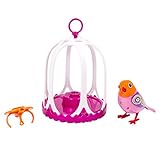 DigiBirds - Bird with Bird Cage - Pink
