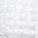 NTTR Non Slip Bath Mat Tub Mat Pebbles Bathtub Mat Anti Slip Shower Mats(Clear,16 W x 35 L Inches)