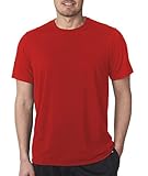 Gildan Classic Fit Mens Large Adult Performance Short Sleeve T-Shirt, Red